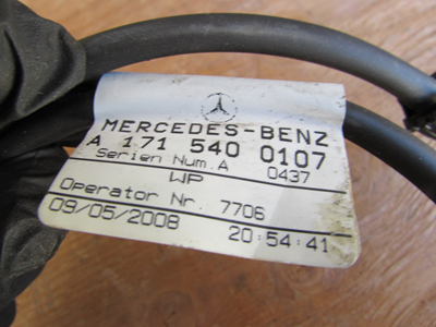 Mercedes R171 Wiring Harness SLK280 SLK300 SLK350 SLK55 A17154001073